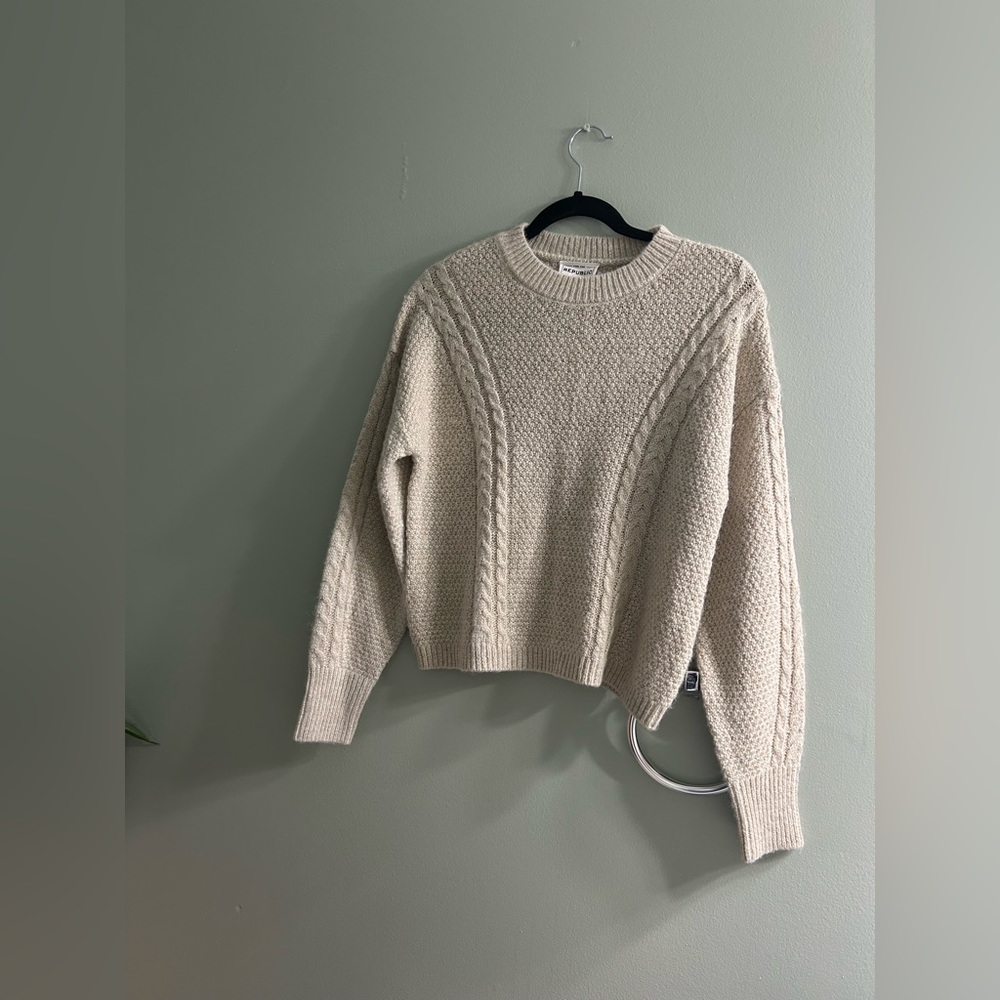 NWT for the republic metallic knit sweater - Picture 2 of 7